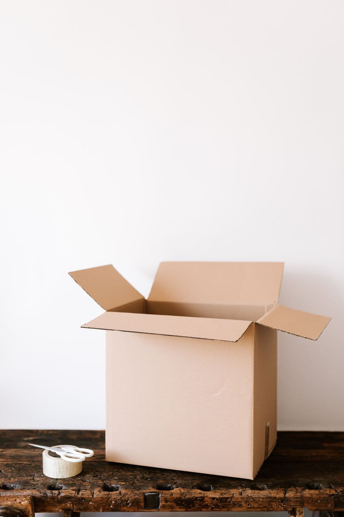 Warehouse worker handling a return parcel